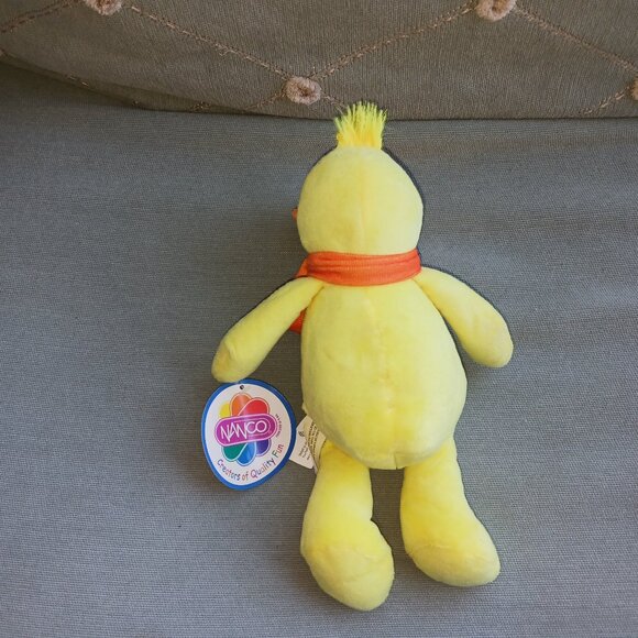 Nanco Plush Grumpy Yellow Duck Stuffed Animal with Orange Scarf. New with tags. - Picture 4 of 4